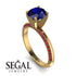 Classic Sapphire Ring With A Twist - Leilani No. 58 image 10