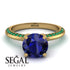 Classic Sapphire Ring With A Twist - Leilani No. 28 image 2