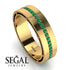 Classic Eternity Emerald Wedding Band - John No. 4 image 3