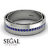 Classic Eternity Sapphire Wedding Band - John No. 15 image 6