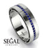 Classic Eternity Sapphire Wedding Band - John No. 15 image 3