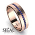 Classic Eternity Sapphire Wedding Band - John No. 14 image 3