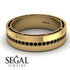 Classic Eternity Black Diamond Wedding Band - John No. 7 image 6