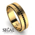 Classic Eternity Black Diamond Wedding Band - John No. 7 image 3