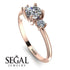 Classic Three Stone Diamond Engagement Ring - Valentina No. 2 image 2