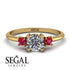 Classic Three Stone Diamond Engagement Ring - Valentina No. 46 image 10