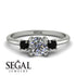 Classic Three Stone Diamond Engagement Ring - Valentina No. 33 image 10