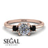 Classic Three Stone Diamond Engagement Ring - Valentina No. 32 image 10