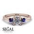 Classic Three Stone Diamond Engagement Ring - Valentina No. 62 image 10