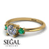 Classic Three Stone Diamond Engagement Ring - Valentina No. 16 image 3