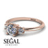 Classic Three Stone Diamond Engagement Ring - Valentina No. 2 image 3
