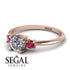 Classic Three Stone Diamond Engagement Ring - Valentina No. 47 image 3