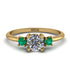 Classic Three Stone Diamond Engagement Ring - Valentina No. 16 image 1