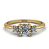 Classic Three Stone Diamond Engagement Ring - Valentina No. 1 image 1