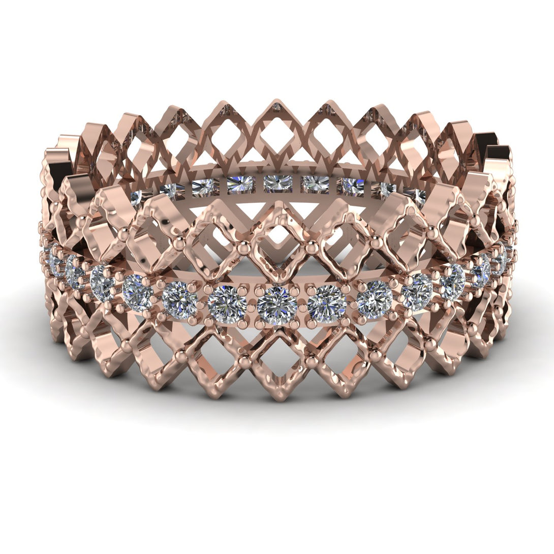 Crown Diamond Band - Hadley No. 2