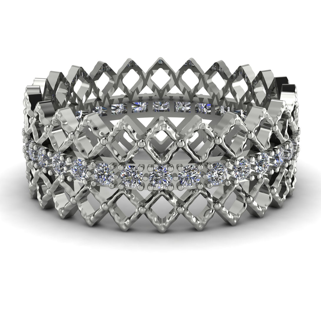 Crown Diamond Band - Hadley No. 3