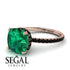 Cushion Hidden Diamond Emerald Ring - Nova No. 35 image 10