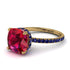 Cushion Hidden Diamond Ruby Ring - Nova No. 70 image 1