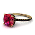 Cushion Hidden Diamond Ruby Ring - Nova No. 40 image 1