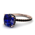 Cushion Hidden Diamond Sapphire Ring - Nova No. 44 image 1