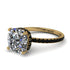 Cushion Hidden Diamond Diamond Ring - Nova No. 31 image 1