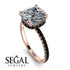 Cushion Hidden Diamond Diamond Ring - Nova No. 32 image 3
