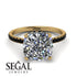 Cushion Hidden Diamond Diamond Ring - Nova No. 31 image 2