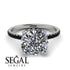 Cushion Hidden Diamond Diamond Ring - Nova No. 33 image 2