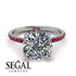 Cushion Hidden Diamond Diamond Ring - Nova No. 48 image 2