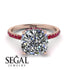Cushion Hidden Diamond Diamond Ring - Nova No. 47 image 2
