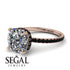 Cushion Hidden Diamond Diamond Ring - Nova No. 32 image 10