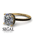 Cushion Hidden Diamond Diamond Ring - Nova No. 31 image 10