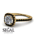 Cushion Diamond Halo Engagement Ring - Jade No. 31 image 10