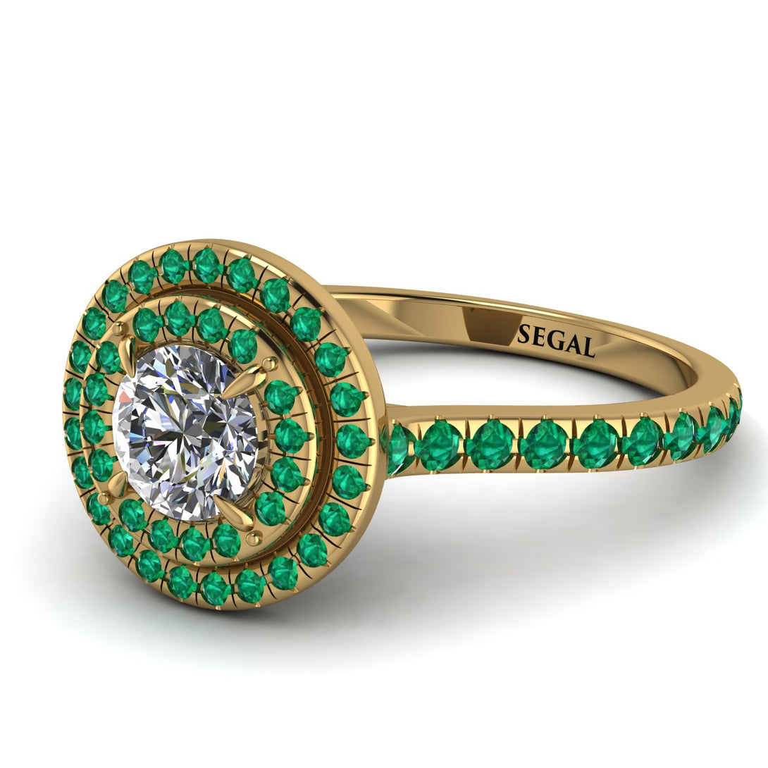 Double Halo Diamond Ring - Zoey No. 19