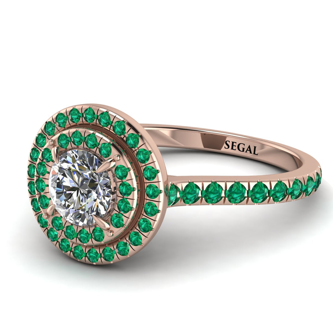 Double Halo Diamond Ring - Zoey No. 20
