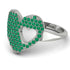 Emerald Heart With Missing Piece - Camille No. 6 image 1
