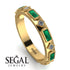 Emerald Baguette & Princess Eternity Band - Andrea No. 16 image 2