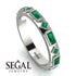 Emerald Baguette & Princess Eternity Band - Andrea No. 21 image 2