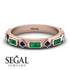 Emerald Baguette & Princess Eternity Band - Andrea No. 29 image 10