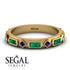 Emerald Baguette & Princess Eternity Band - Andrea No. 28 image 10