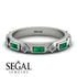 Emerald Baguette & Princess Eternity Band - Andrea No. 18 image 10