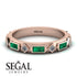 Emerald Baguette & Princess Eternity Band - Andrea No. 17 image 10