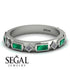 Emerald Baguette & Princess Eternity Band - Andrea No. 18 image 3