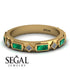 Emerald Baguette & Princess Eternity Band - Andrea No. 16 image 3