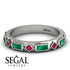 Emerald Baguette & Princess Eternity Band - Andrea No. 27 image 3