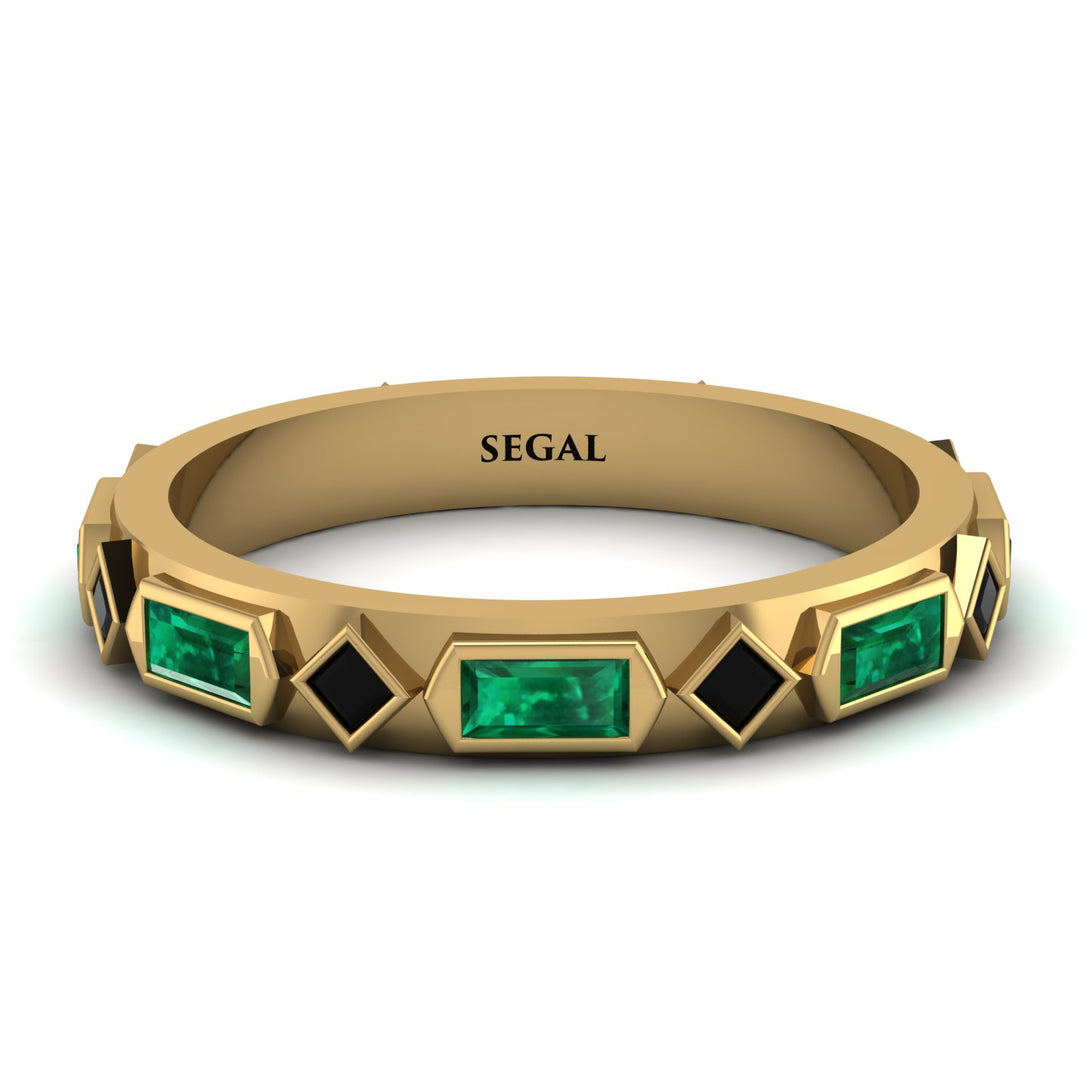 Emerald Baguette & Princess Eternity Band - Andrea No. 22