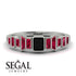 Emerald Black Diamond Mix Band - Valerie No. 54 image 2
