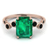 Emerald Cut Emerald Ring With Bezel - Alina No. 35 image 1