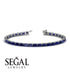 Emerald Cut Sapphire Tennis Bracelet - Rachel No. 15 image 6
