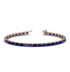 Emerald Cut Sapphire Tennis Bracelet - Rachel No. 14 image 1